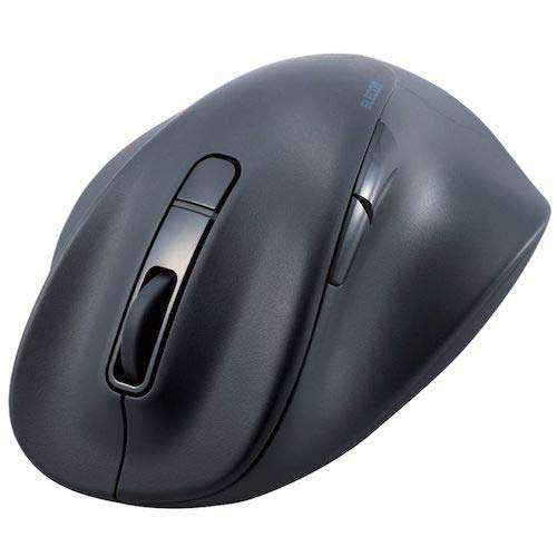 ELECOM マウス EX-G 右手専用 Sサイズ Bluetooth 5ボタン 抗菌 静音設計 ブラック M-XGS30BBSKBK