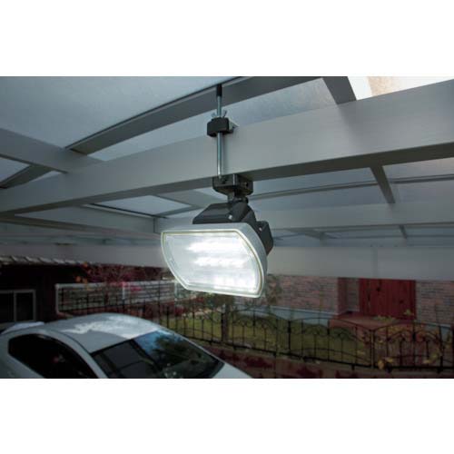 musashi 8Wワイド フリーアーム式LEDソーラーセンサーライト S-80L