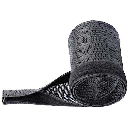 StarTech ケーブル収納カバー/3m/直径3cm/ポリエステル編組メッシュ素材/DIY切断可能/ケーブル配線保護チューブ WKSTNCMFLX