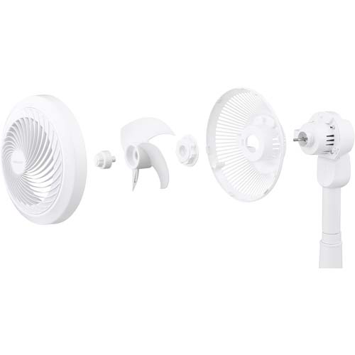 アイリスオーヤマ 207002 サーキュレーター扇風機 DC ホワイト STF-SDC15TEC-W