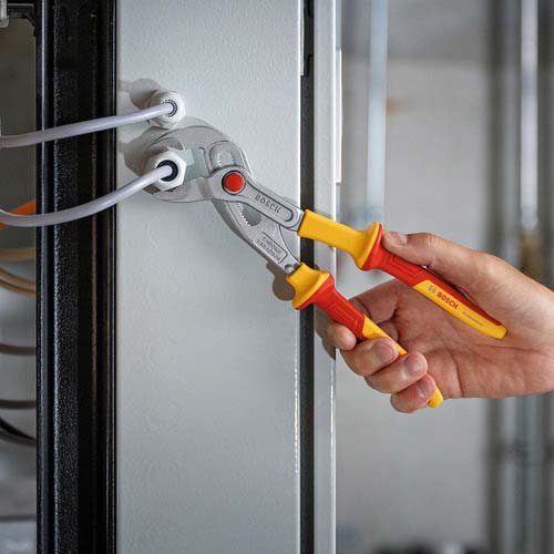 ボッシュ 絶縁ウォーターポンププライヤー 全長250mm 1600A02NE5