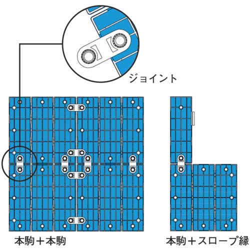 コンドル システムスノコECO 本駒 BL F-270-HK-BL