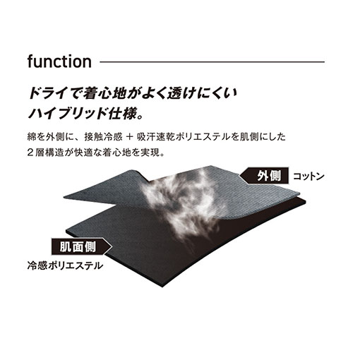 おたふく手袋 FUBAR オーバーサイズ5分袖 クールTシャツ FB-700