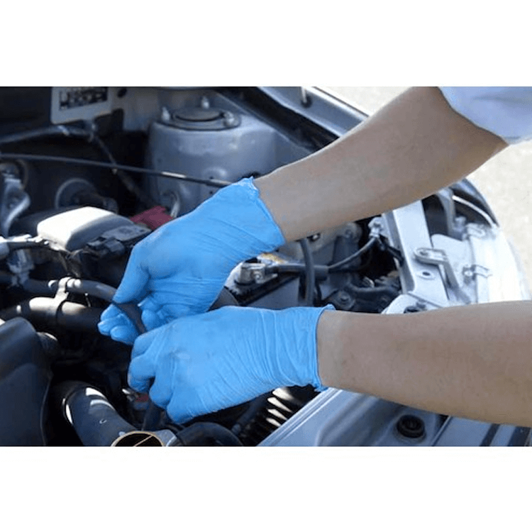 SHOWA ニトリルゴム 使い捨て手袋 No882 ニトリスト・タッチ 100枚入 Lサイズ NO882-L