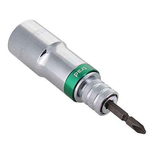 【廃番】trad 電動ドリル用ロングソケット(ビット差替式) 24mm TCD-24L