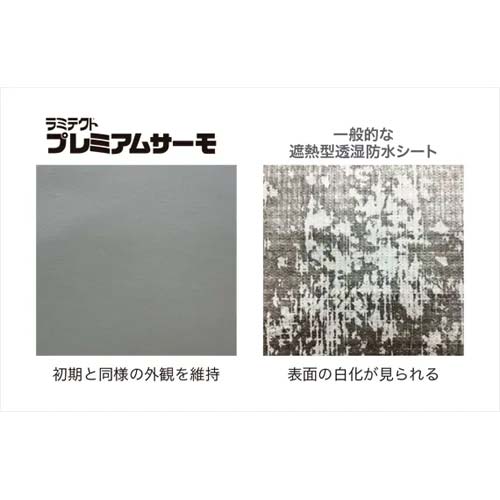 セーレン 高耐久遮熱型 透湿防水シート ラミテクトプレミアムサーモ 1000mm×50m 2巻入 LPS-100-50