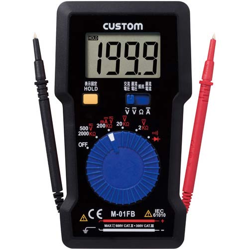 CUSTOM デジタルマルチメータ M-01FB