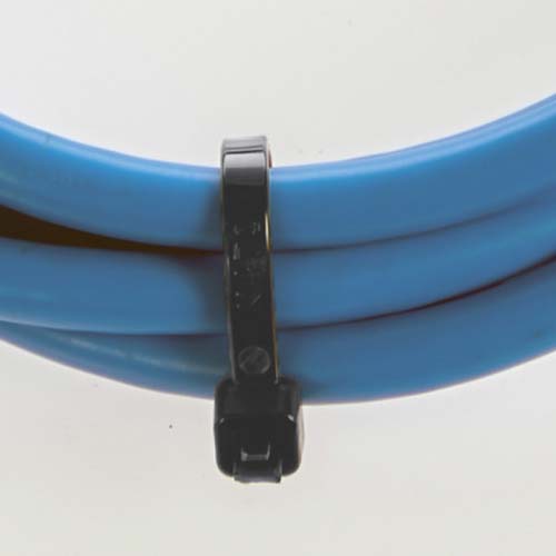 TRUSCO リリースタイ 幅4.7mmX200mm 最大結束Φ55 耐候性 TRRCV-200W