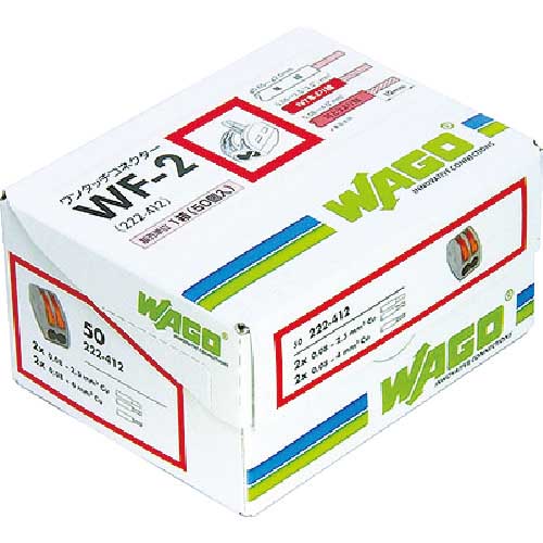 WAGO WF-5 より線・単線接続可能コネクタ 5穴用 1箱(PK)=40個入