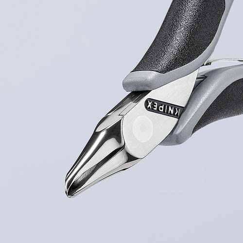 KNIPEX エレクトロニクスエンドカッティングニッパー オブリケ(65°傾斜) ESDハンドル(静電気防止) 6462-120ESD