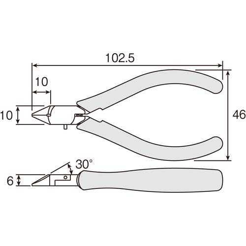 HOZAN ミニチュアニッパー103mm N-31
