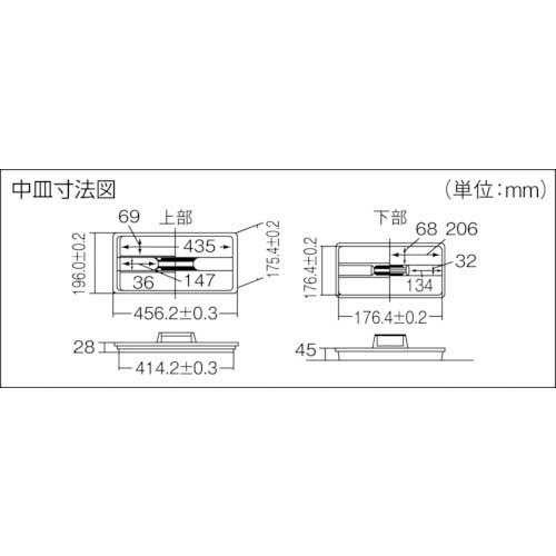 アイリスオーヤマ 236517 工具ケース ハードケース 470×240×230 グレー