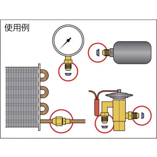 Asada フレア継手漏れ防止パッキン“フレアタイト” 3/8 (10個入) FT0638