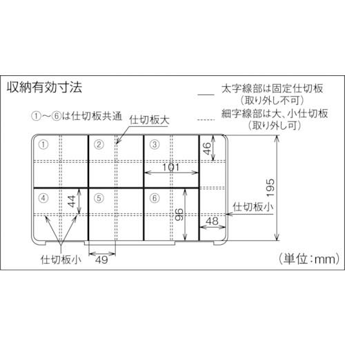 TRUSCO パーツボックス 375X230X71 PB-360