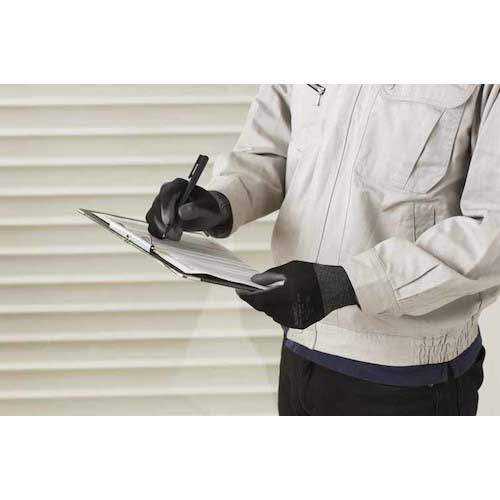 SHOWA ウレタン背抜き手袋 B0500 パームフィット手袋 ブラック Lサイズ B0500-LBK