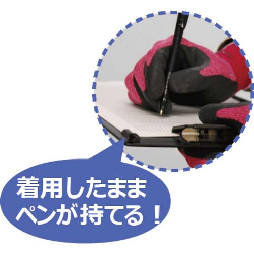 SHOWA 天然ゴム背抜き手袋 ライトグリップ レッド Lサイズ NO341-LR