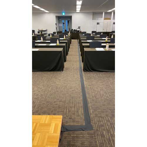 パイオラン 仮設コード固定用テープ ブラック CK-06-BK