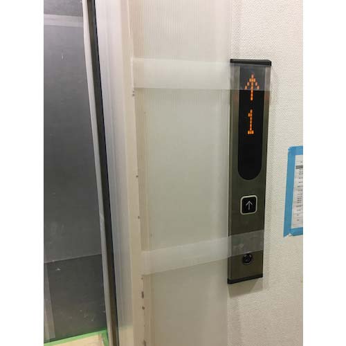 パイオラン 塗装・建築養生用テープ 50mmx25m クリア 1巻単位 Y-09-CL