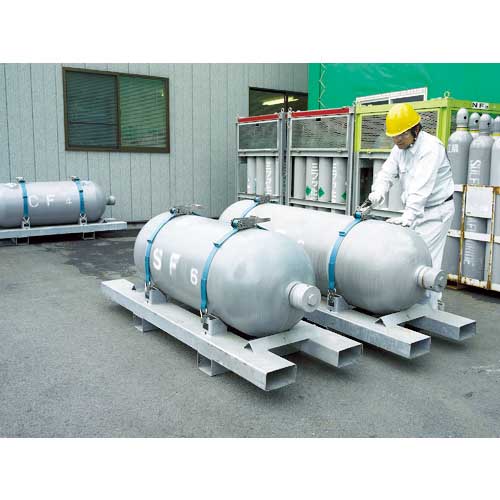 KITO ベルトラッシング ラチェットバックル式 35mm幅 破断荷重20kN 最大使用力5kN 両端フックAタイプ BLR020HA010HA030