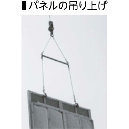 スーパー パネル・梁吊クランプ 超ワイドタイプ クランプ範囲5段階調節 容量:250kg PTC250