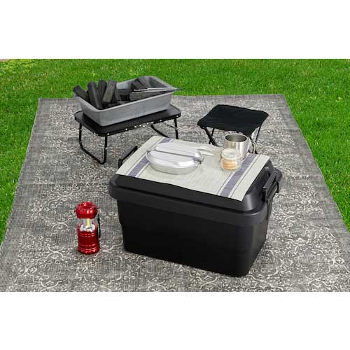 TRUSCO トランクカーゴ 50L 黒 BLKC-50