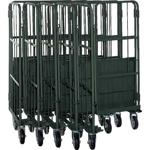 TRUSCO ハイテナー省音型 850X650X1700 直進仕様 樹脂底板 ( THT-XJ6A ) トラスコ中山(株)