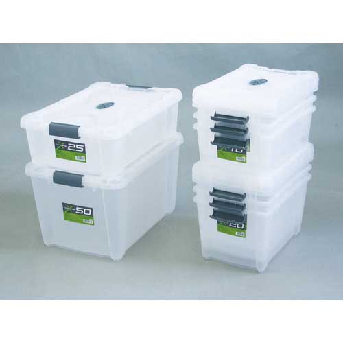 JEJアステージ フタ式収納ケース Xコンテナ #20クリア 21L X-20CR