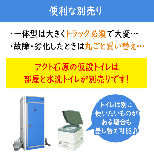 アクト石原 簡易仮設ボックス(トイレ) FOT-003-B