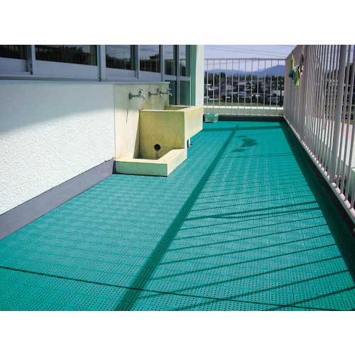 テラモト タッチマットツー 黄色 300×300mm MR-064-176-5