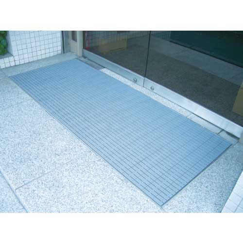 テラモト フリーラインマット 灰 150×300mm MR-080-072-5