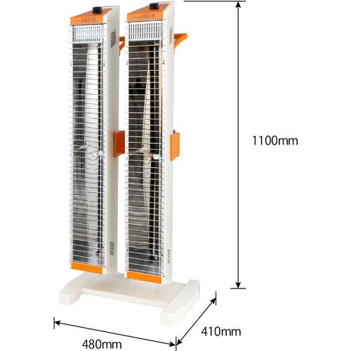 Suiden 遠赤外線ヒーター ヒートスポット ツインタイプ 単相200V SEH 