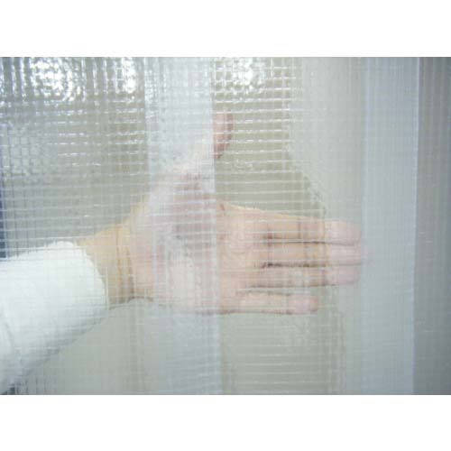 ユタカメイク のれん型間仕切りカーテン シルエットタイプ 15cmx約2m・1枚 B-360