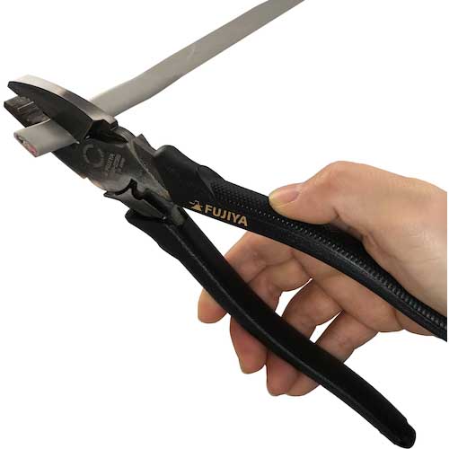 フジ矢 偏芯パワーペンチ(黒金) 225mm 3000N-225BG