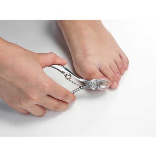 GREENBELL ステンレス製ニッパーつめきり つめ飛びガード付き 全長110mm G-1050