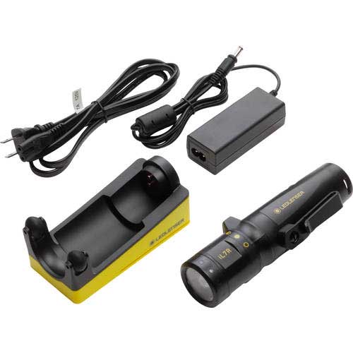 【廃番】LEDLENSER 充電式防爆懐中電灯(LED) レッドレンザー iL7R 明るさ360lm 502106