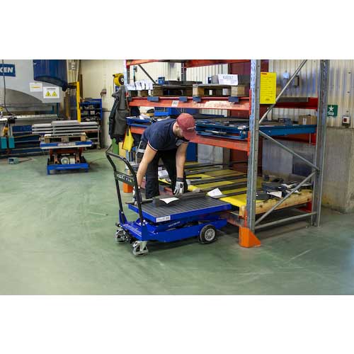 EdmoLift ハンドリフター CZ 200kg 600×900mm 高揚程タイプ 1620mm 521449