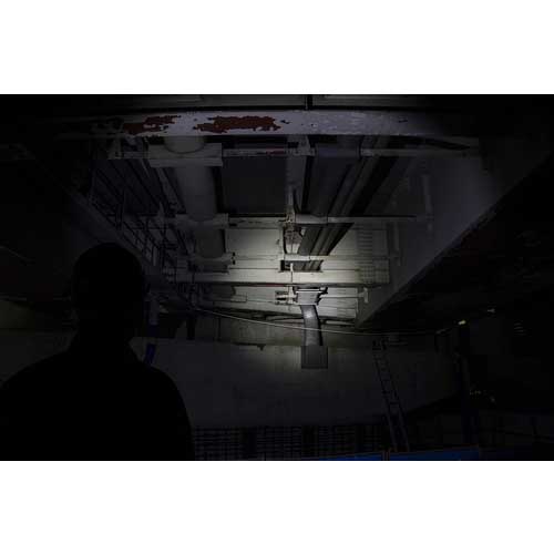 【廃番】GENTOS ヘルメット直接装着可能LEDヘッドライト ガンビット133D GB-133D