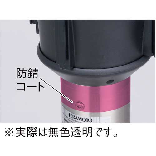 テラモト ベルトパーテーション AW屋外対応 ナイロンベルト3.6m ヘアライン 青 SU-661-703-3