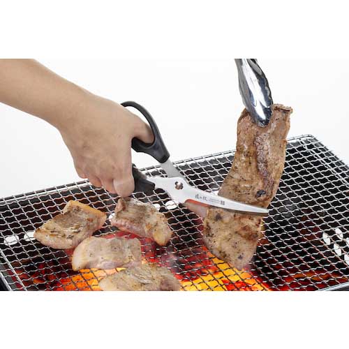 GREENBELL ハサミ(ハード向け) ステンレス製引き切り型キッチンはさみ 刃長85×全長220mm G-2035