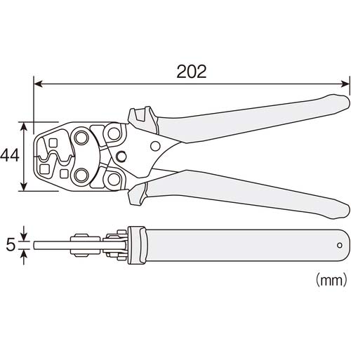HOZAN 圧着工具 P-738