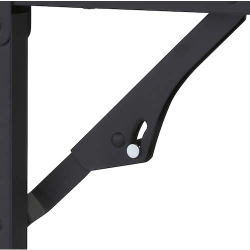 TRUSCO 折りたたみ会議テーブル 1200X450XH700 棚板なし ナチュラル TST-1245-C