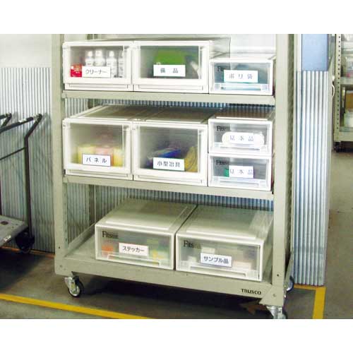 【廃番】TENMA フィッツケース スリムL カプチーノ 440×740×180 110000686