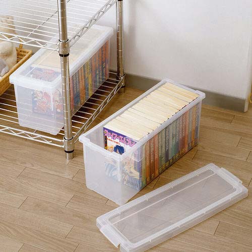 TENMA コミック本いれと庫 クリア 170×450×200 110000973