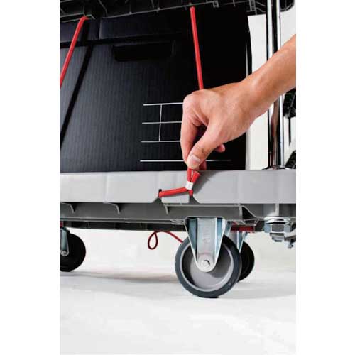 【廃番】ダンディ プラスチック台車 ダンディXシリーズ タイプXL フラット式 W740×D465 XL-F