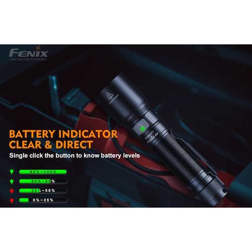 Fenix C6 V3.0 懐中電灯 強力 LEDライト 1500ルーメンの高輝度 300