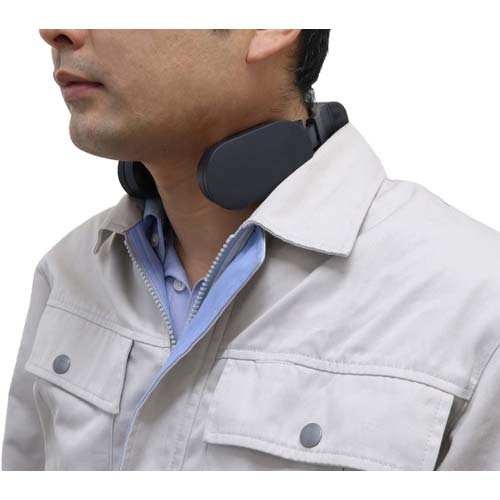 【廃番】サンコー ネッククーラー Slim グレー モバイルバッテリーセット FRZGRT2RSP