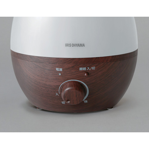 【廃番】アイリスオーヤマ 572480 超音波式加湿器 しずく型 ダークブラウン UHM-280SM-DT