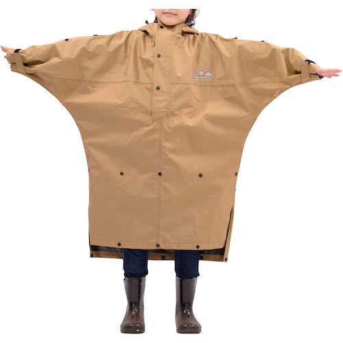 カジメイク 7442 ハイポンチョキッズ ベージュ F 7442-04-F