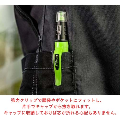 ピカマーカー 建築用シャープペンシル“Fine Dry” 丸芯0.9mm 黒HB 7070