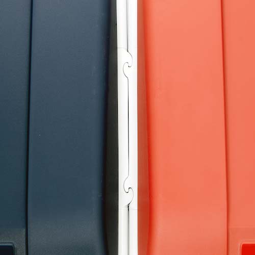 TRUSCO Rジョイント分別ボックス 45L フタ色ブルー(青色) TRJ02A